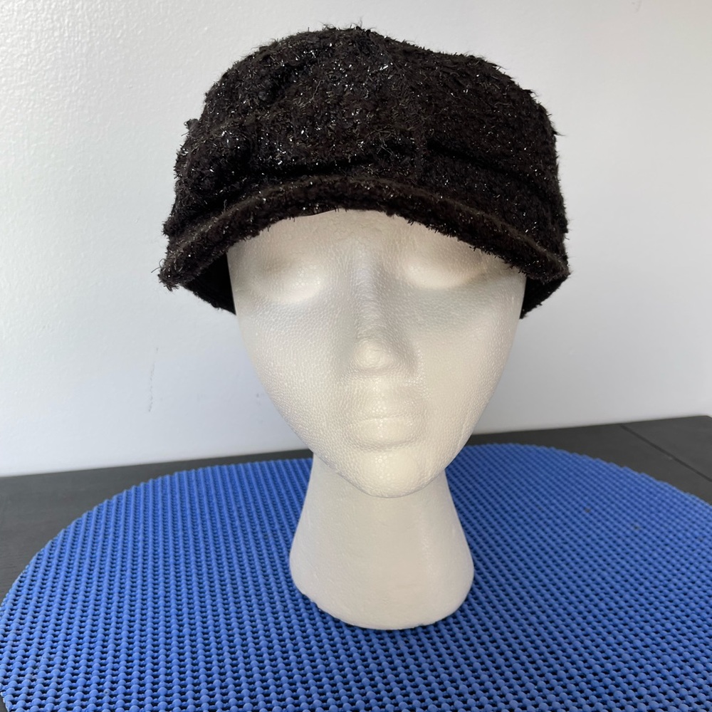 NWOT Newsboy Cap, Studio 36, Black